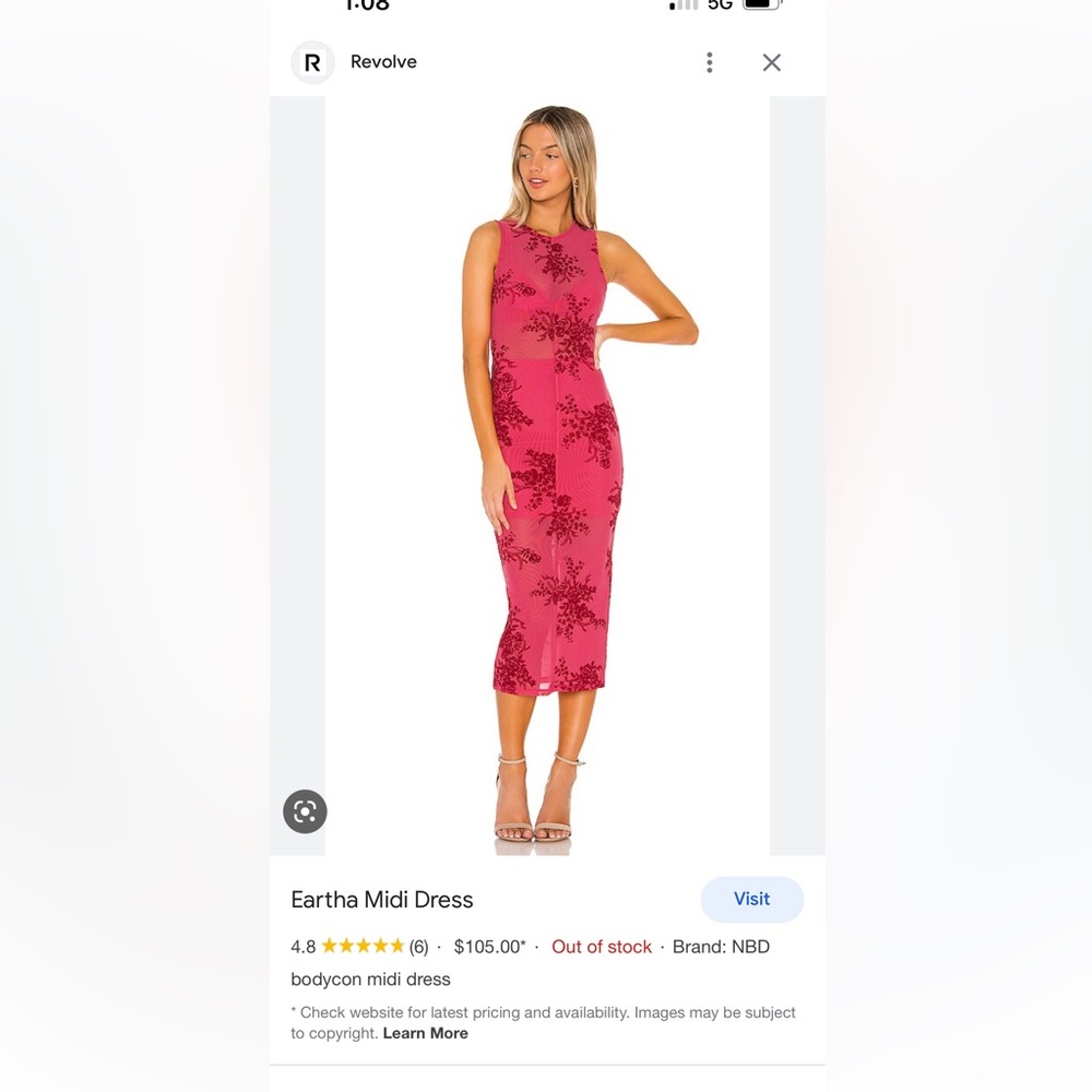 ISO: 🚫DO NOT BUY🚫NBD Eartha midi dress in size large! Revolve